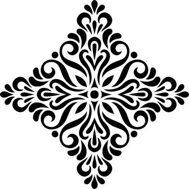 Çapraz çizim siyah beyaz din. Dekorasyona uygun.