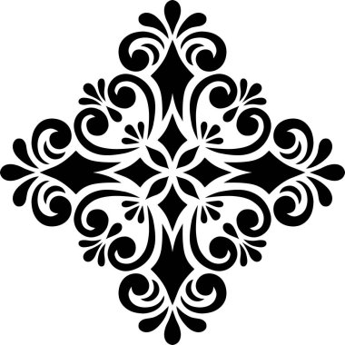 Çapraz çizim siyah beyaz din. Dekorasyona uygun.