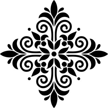 Çapraz çizim siyah beyaz din. Dekorasyona uygun.