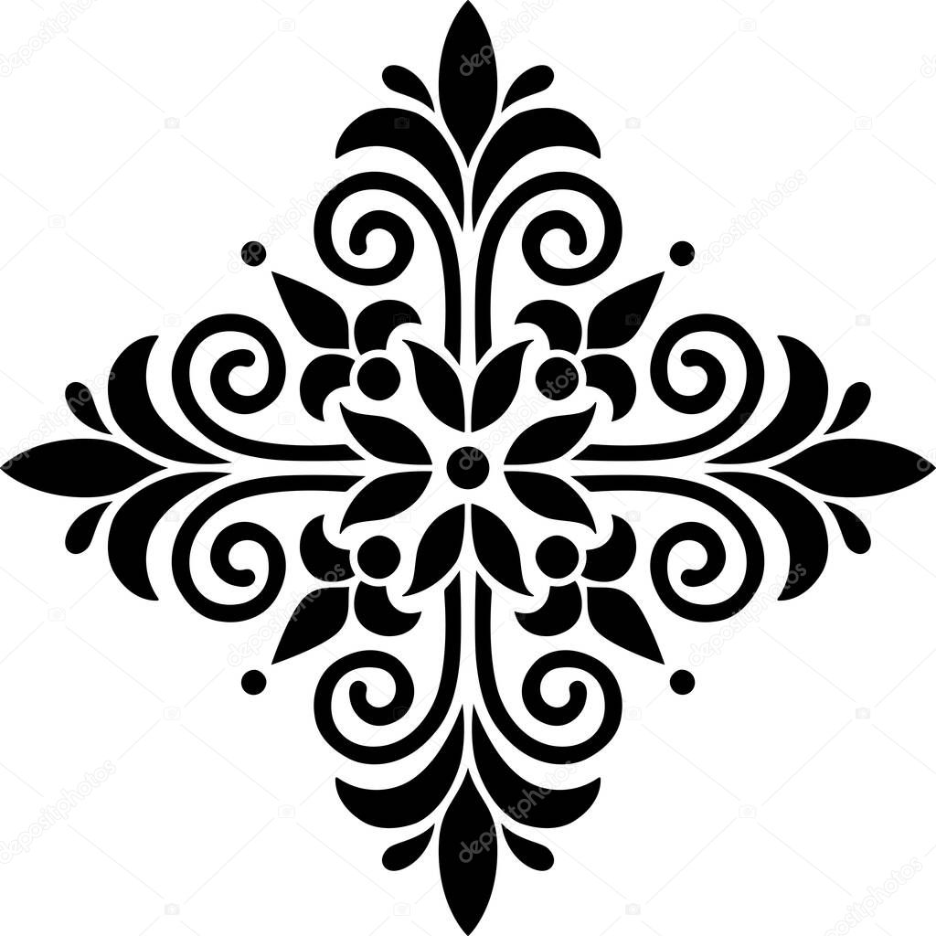 Cross doodle sketch black and white religion. Suitable for decoration