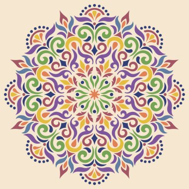 Mandala desenli Stencil karalamaları iyi bir ruh hali çizer. Yaratıcı ve tebrik kartları, posterler, afişler, afişler ve kapaklar için iyidir..