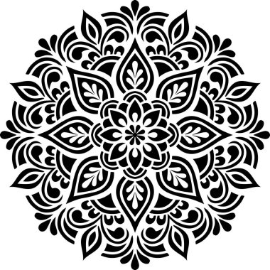 Mandala desen stencil karalamalar kroki iyi ruh hali