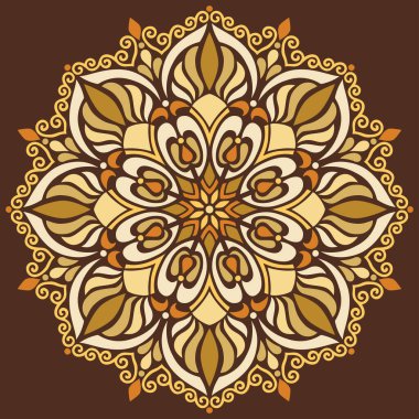 Mandala desenli Stencil karalamaları iyi bir ruh hali çizer. Yaratıcı ve tebrik kartları, posterler, afişler, afişler ve kapaklar için iyidir.