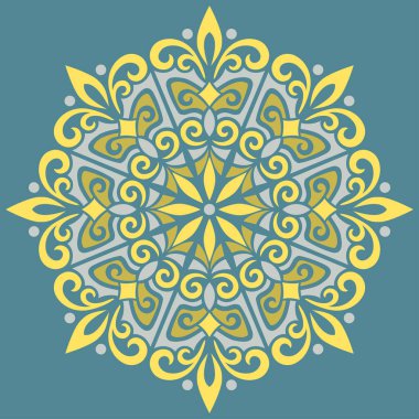 Mandala desenli Stencil karalamaları iyi bir ruh hali çizer. Yaratıcı ve tebrik kartları, posterler, afişler, afişler ve kapaklar için iyidir.