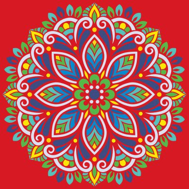 Mandala desenli Stencil karalamaları iyi bir ruh hali çizer. Yaratıcı ve tebrik kartları, posterler, afişler, afişler ve kapaklar için iyidir.