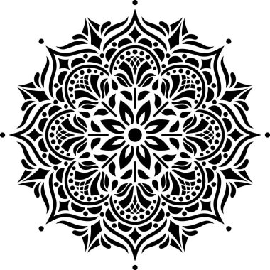 Mandala desen stencil karalamalar kroki iyi ruh hali