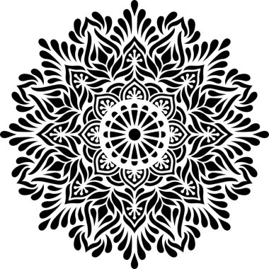 Mandala desen stencil karalamalar kroki iyi ruh hali