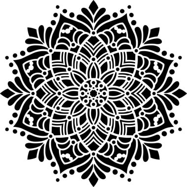 Mandala desen stencil karalamalar kroki iyi ruh hali
