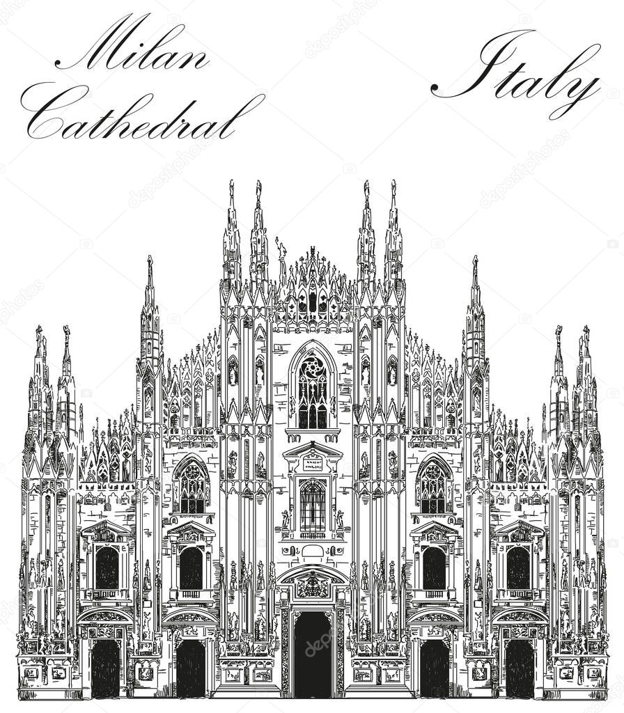 Milan Cathedral in Italy 