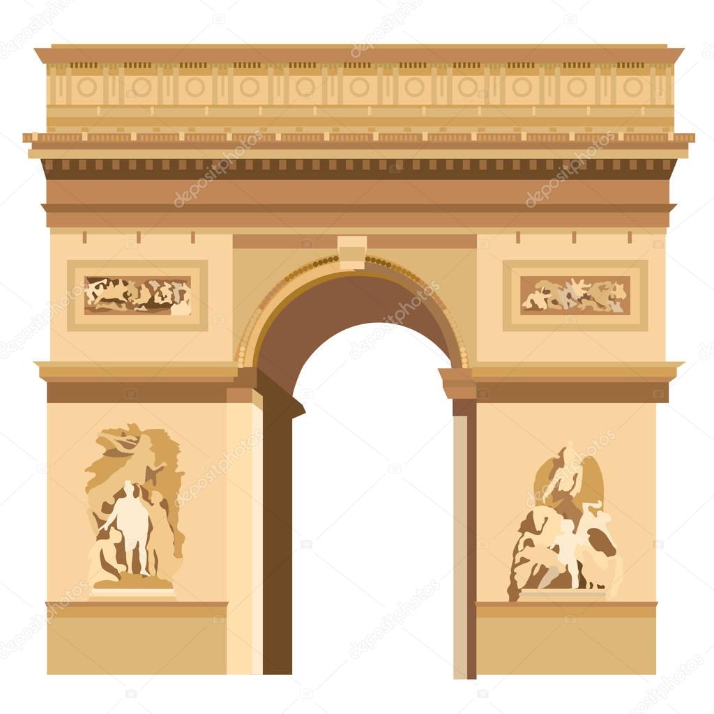 Triumphal Arch vector Illustration