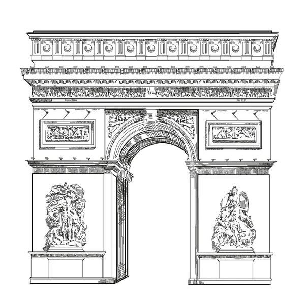Arc de triomphe vectoriel — Image vectorielle