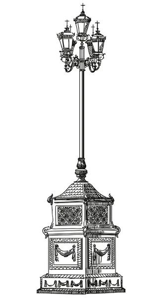 Ilustracja wektorowa starożytnych latarnia wektor — Wektor stockowy