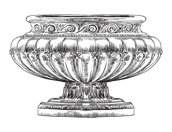 Уличная ваза — стоковый вектор