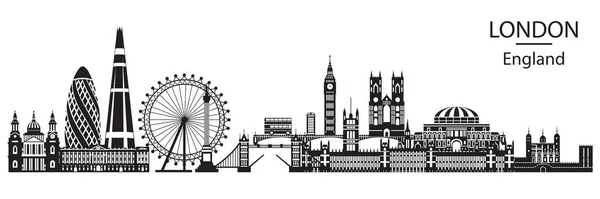 Londres City Skyline vecteur 6 — Image vectorielle