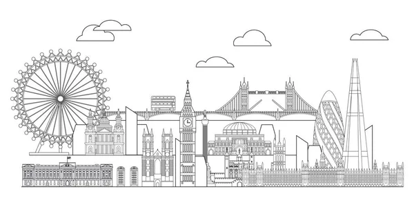 London skyline art 5 — Image vectorielle