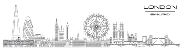 Londense skyline art. 8 — Stockvector