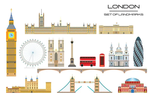 Londres skyline vector 1 —  Vetores de Stock