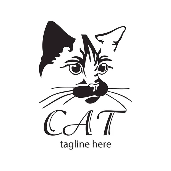 Πρότυπο Σχεδιασμού Λογότυπου Vector Cat Αφηρημένη Ετικέτα Εικονίδιο Ζώου Για — Διανυσματικό Αρχείο