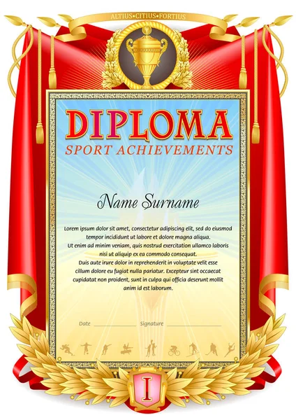 Spor diploma boş
