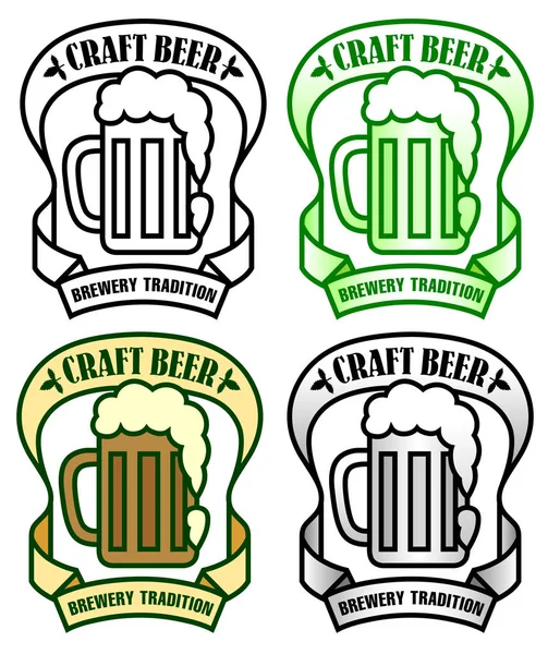 Plantilla Logotype para fiesta de cerveza . — Vector de stock