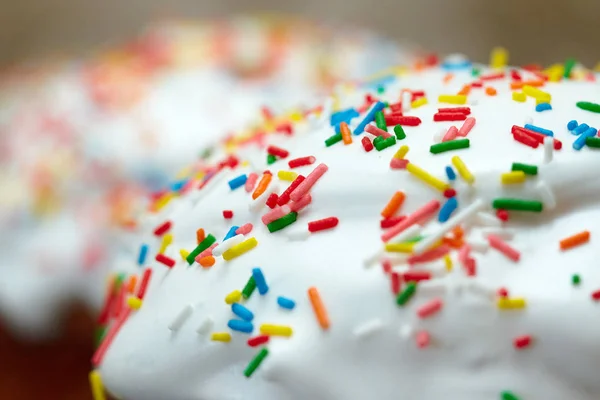 stock image Easter Pasces. Colored sugar decoration of close up view.