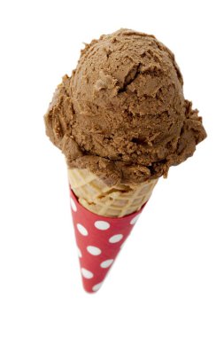 cazip çikolatalı dondurma koni