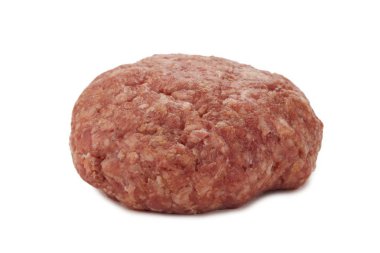 pişmemiş burger köftesi