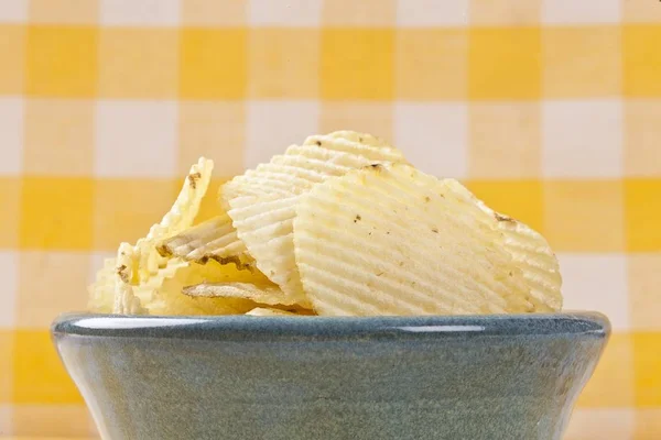 kase patates cipsi görüntü kadar kapatın