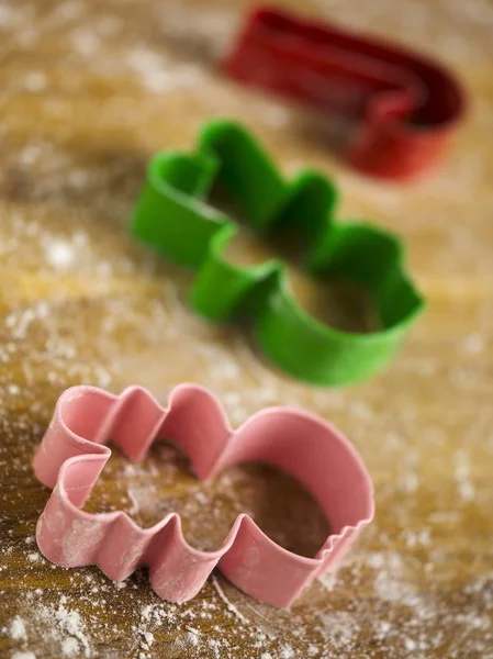 close up shot of cookie cutter