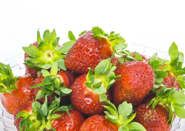 Fresh whole strawberries — Stock Photo, Image