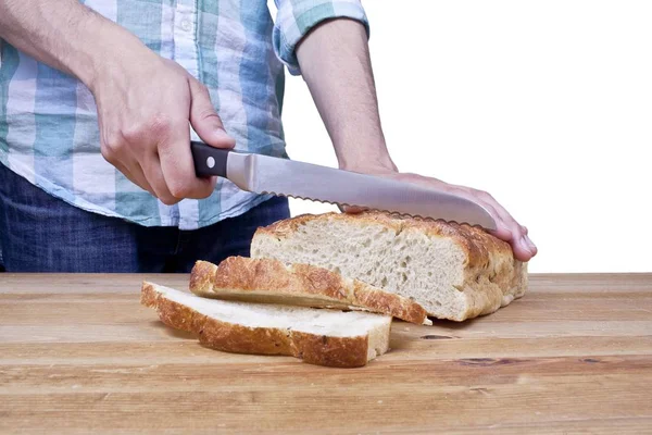 adam ekmek dilimleme