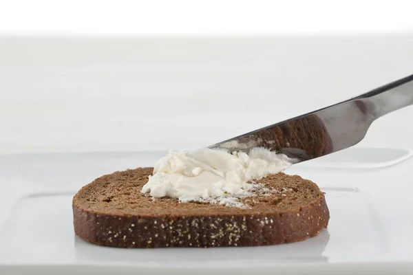 Pan de chocolate con mantequilla Fotos De Stock