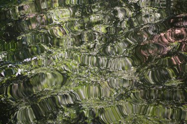 Soyut resim kırık su yüzeyinin III.