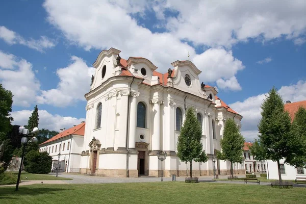 Бревновський монастир, Прага, Чеська Республіка. Стокове Фото