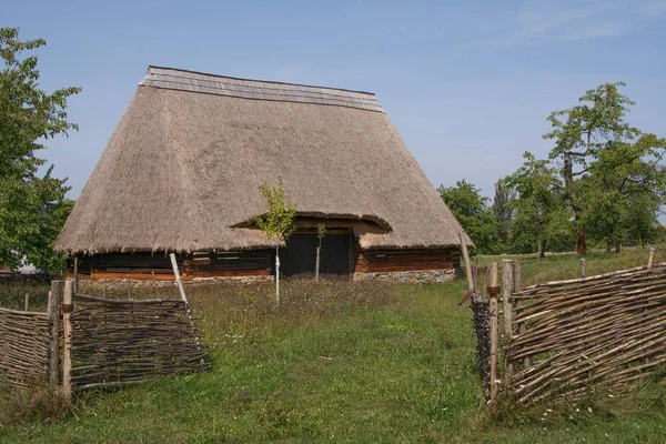 Remarkable barn, Air Open Museum in Kourim, Czech Republic