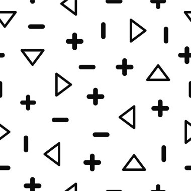 Modern bir tarz soyutlama çeşitli geom kompozisyonu ile