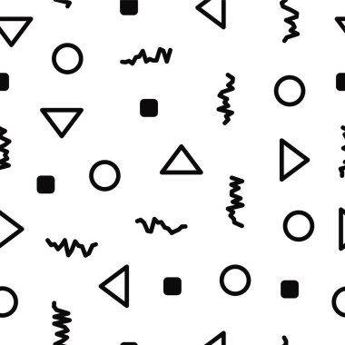 Modern bir tarz soyutlama çeşitli geom kompozisyonu ile