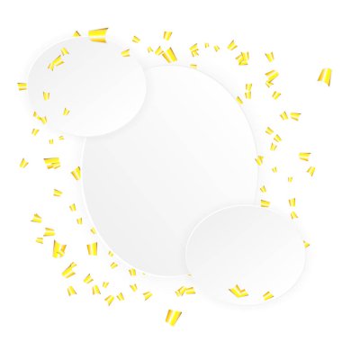 Düşen kağıt konfeti tatil arka plan