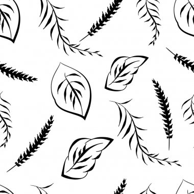 Tek renkli yeşillik Dikişsiz yazdırılabilir desen