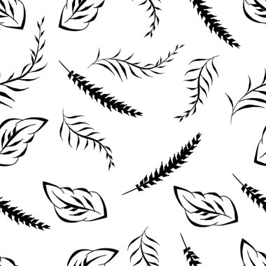 Tek renkli yeşillik Dikişsiz yazdırılabilir desen