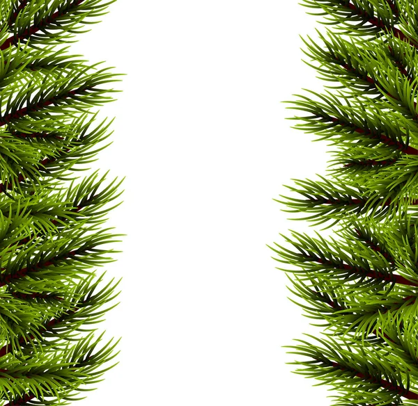 Boże Narodzenie drzewo puszysty szablonu — Wektor stockowy