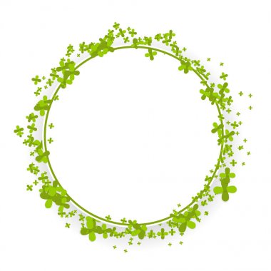 Yeşil yonca Saint Patrick İrlanda