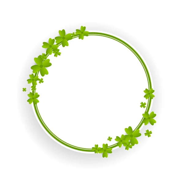 Trèfle vert Saint Patrick ireland — Image vectorielle