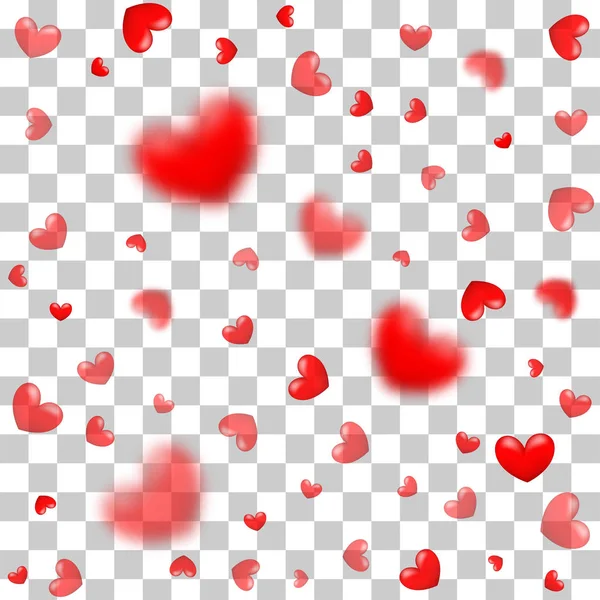 Valentijnsdag kaart confetti — Stockvector
