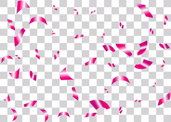 Feuille Confetti fond transparent — Image vectorielle