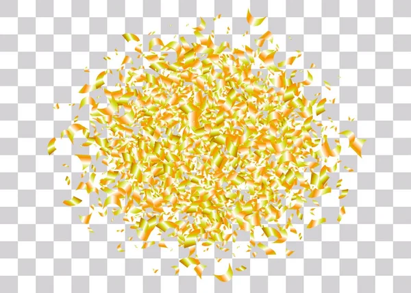 Feuille Confetti fond transparent — Image vectorielle