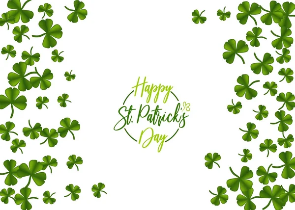 Trèfle vert St Patrick Day — Image vectorielle