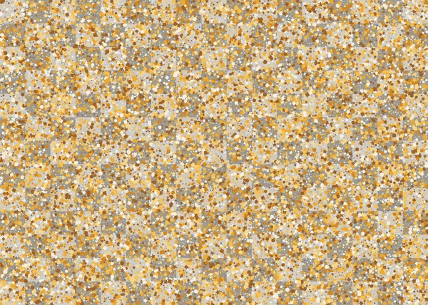 Confettis de chute aléatoire chatoyant doré — Image vectorielle