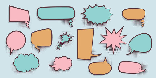 Цветной пузырь речи
