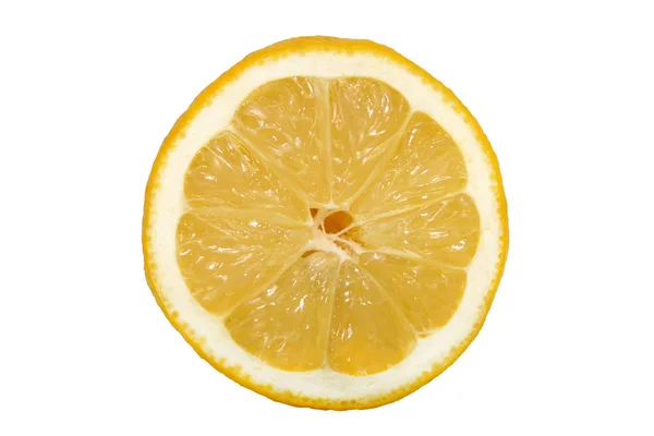 Жовтий лимонний тропічний екзотичний фрукт ізольований — стокове фото